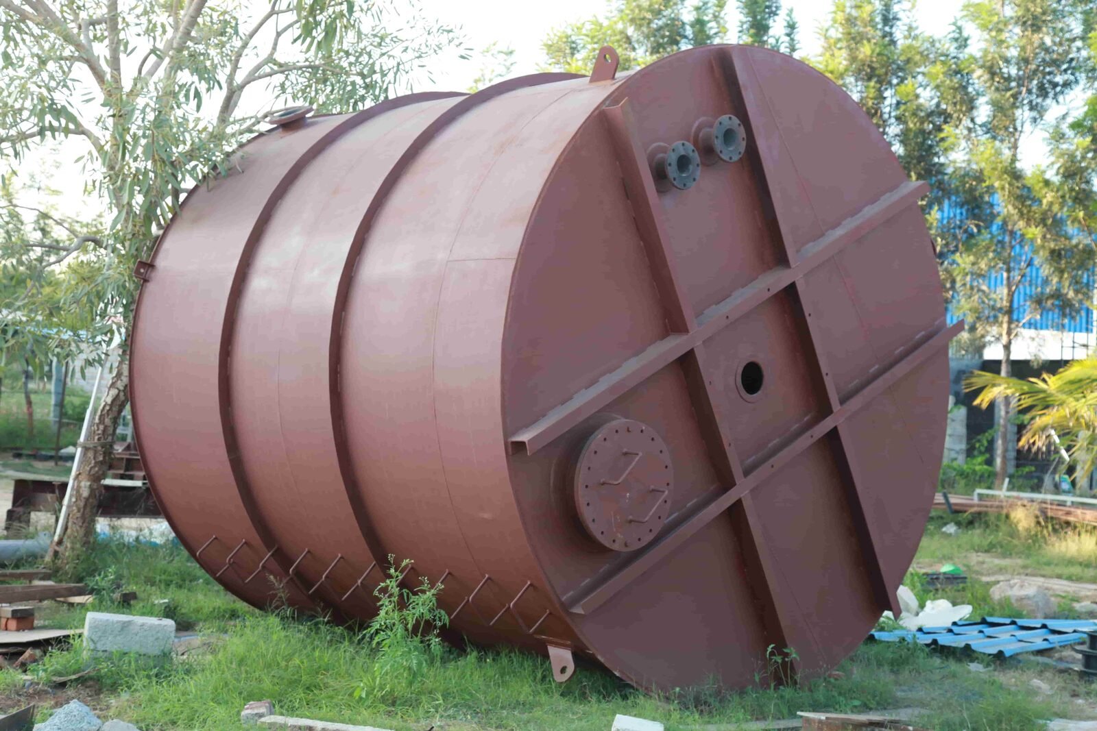 Mild steel fabricated tank at the Rekha Industries works
